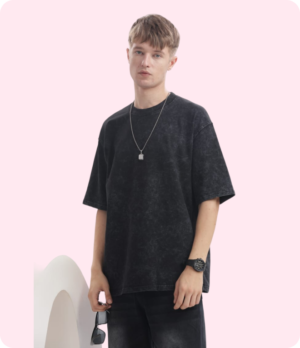 240 GSM Acid Wash Oversized T-Shirts