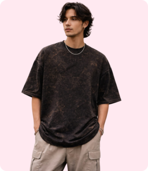 240 GSM Acid Wash Oversized T-Shirts