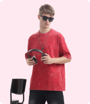 240 GSM Acid Wash Oversized T-Shirts