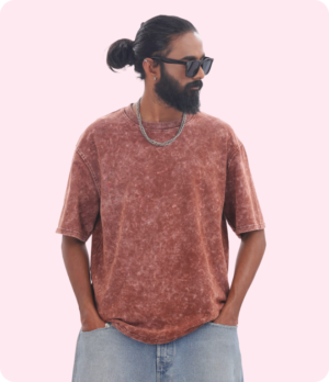 240 GSM Acid Wash Oversized T-Shirts