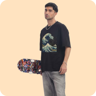 240 gsm Frenchterry  oversized unisex tshirts
