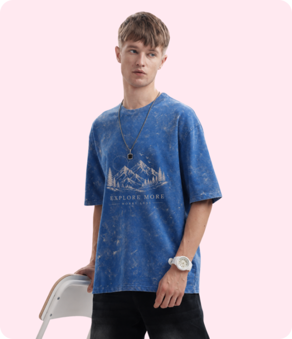 240 GSM Acid Wash Oversized T-Shirts