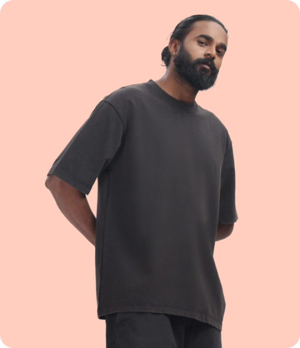 denim acidwash oversized tshirts